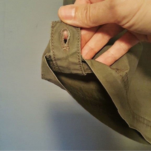 VAN HEUSEN Mid Rise Utility Khaki Cropped Pants - Picture 7 of 10